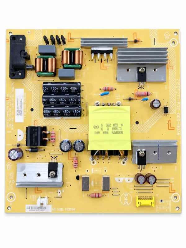 Roku PLTVQI921AXD6 Power Supply Board 715GF271-P02-000-B03R 65CC
