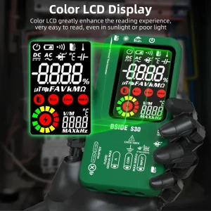 BSIDE S30 Smart Multimeter with IR Thermometer & Diode Test - view 3
