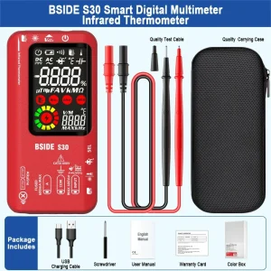 BSIDE S30 Smart Multimeter with IR Thermometer & Diode Test - view 5