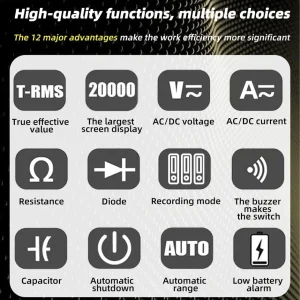BSIDE S500 Digital Multimeter – Professional High-Precision Multi-Function Tester - view 5