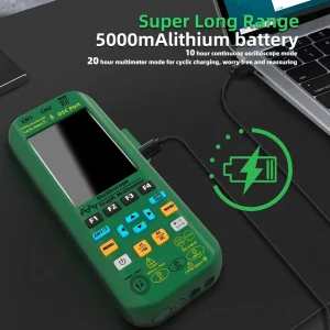 BSIDE O7 Handheld Oscilloscope 50MHz Dual Channel 4-in-1 Digital Multimeter with Function Generator  - view 4