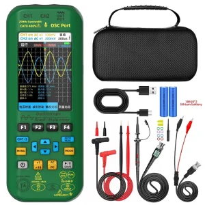 BSIDE O7 Handheld Oscilloscope 50MHz Dual Channel 4-in-1 Digital Multimeter with Function Generator  - view 6