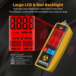 BSIDE N3 Portable Nuclear Radiation Detector – X-ray, Gamma, Beta Geiger Counter - view 3