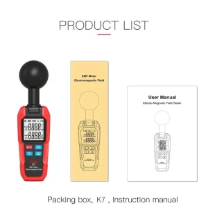 BSIDE K7 Professional EMF Meter – Handheld Electromagnetic & Magnetic Field Radiation Detector - view 3