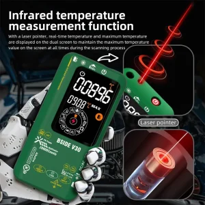 BSIDE V30 Digital Multimeter with Infrared Thermometer - view 2