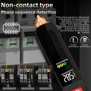 BSIDE AVX1 Phase Sequence Tester with Voltage & Temperature Detection - view 4