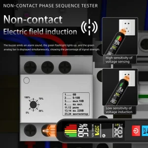 BSIDE AVX1 Phase Sequence Tester with Voltage & Temperature Detection - view 6