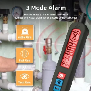 BSIDE G1 Rechargeable Gas Leak Tester – LPG, Methane, CO2, Alcohol