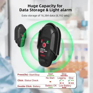 BSIDE BTH81 USB Temperature & Humidity Data Logger Thermometer Hygrometer - view 2