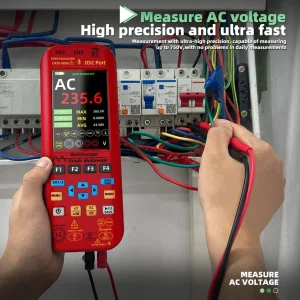 BSIDE O9 Dual Channel 50MHz Handheld Oscilloscope Multimeter Signal Generator - view 2