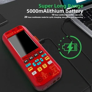 BSIDE O9 Dual Channel 50MHz Handheld Oscilloscope Multimeter Signal Generator - view 6