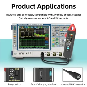BSIDE UP1 AC/DC Current Probe Clamp for Oscilloscope - view 6