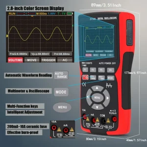 BSIDE ZT702S Handheld Oscilloscope Multimeter - view 4