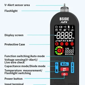 BSIDE A2X USB Rechargeable Multimeter - view 10