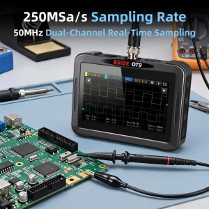 BSIDE OT9 3-in-1 Oscilloscope with Graphing Multimeter & Signal Generator