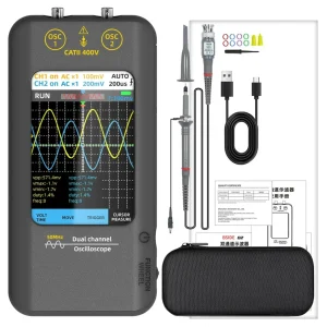 BSIDE O2 Dual Channel 50MHz Oscilloscope with Signal Generator - view 5
