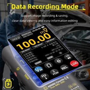 BSIDE S600A Graphic Multimeter 3.98” Touchscreen 60000 Counts Data Logger - view 3