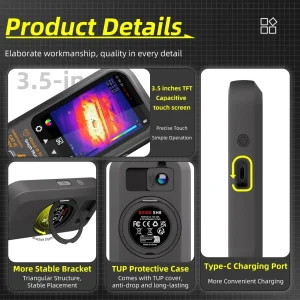 BSIDE SH8 Professional Thermal Multimeter with Macro Lens - view 4