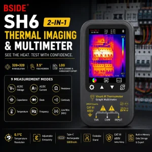 BSIDE SH6 Thermal Imager Digital Multimeter
