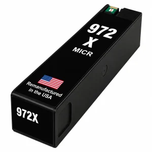 U.S. Remanufactured for HP 972X (F6T84AN) Black MICR Ink Cartridge
