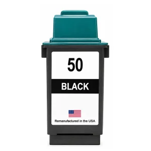 U.S. Remanufactured for Lexmark #50 17G0050 Black Ink Cartridge