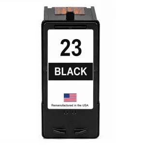 U.S. Remanufactured for Lexmark #23 18C1523 Black Ink Cartridge