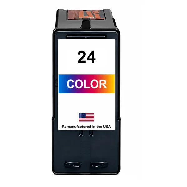 U.S. Remanufactured for Lexmark #24 18C1524 Color Ink Cartridge
