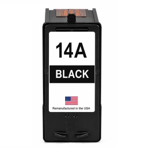 U.S. Remanufactured for Lexmark #14A 18C2090 Black Ink Cartridge