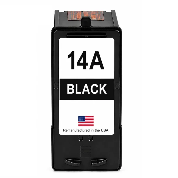 U.S. Remanufactured for Lexmark #14A 18C2090 Black Ink Cartridge