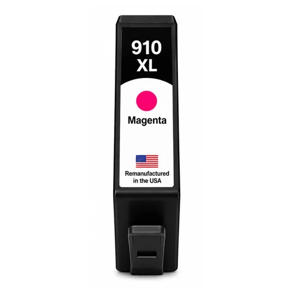 U.S. Remanufactured for HP 910XL (3YL63AN) Magenta Ink Cartridge