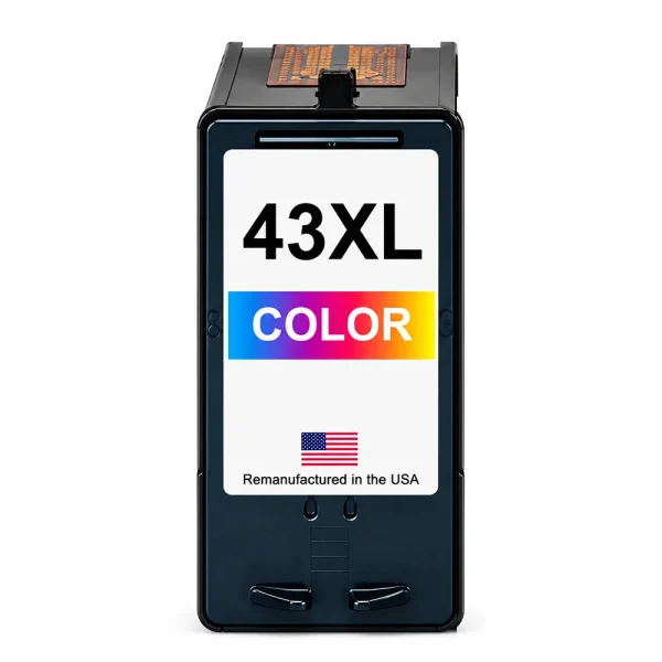 U.S. Remanufactured for Lexmark #43XL 18Y0143 Color Ink Cartridge High Yield