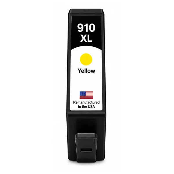 U.S. Remanufactured for HP 910XL (3YL64AN) Yellow Ink Cartridge