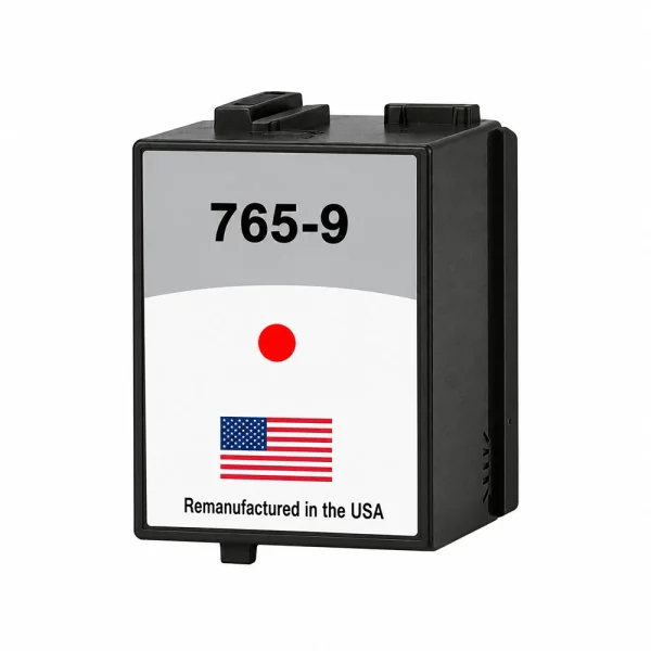 U.S. Remanufactured for Pitney Bowes 765-9 Fluorescent Red Ink Cartridges