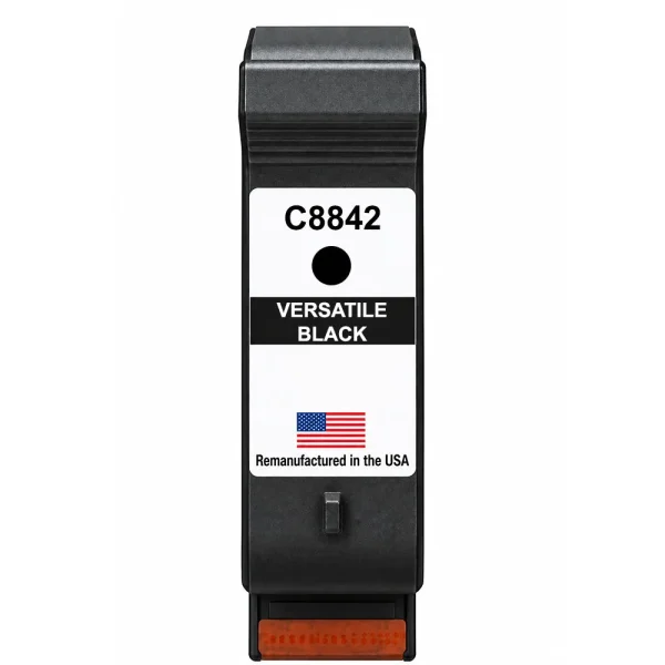 U.S. Remanufactured TIJ for HP C8842A Versatile Black Thermal Inkjet Cartridge
