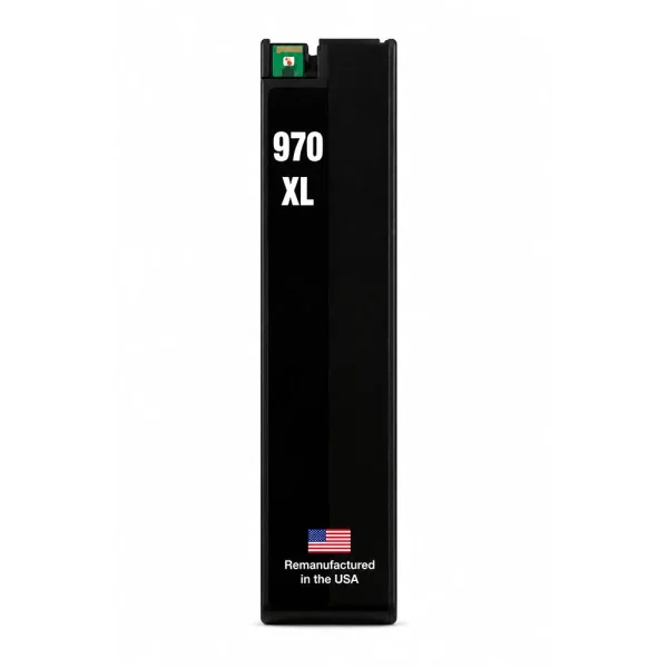 U.S. Remanufactured for HP 970XL (CN625AM) Black Ink Cartridge