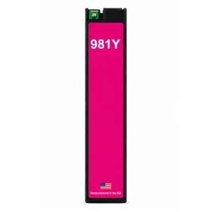 U.S. Remanufactured for HP 981Y (L0R14A) Magenta Ink Cartridge