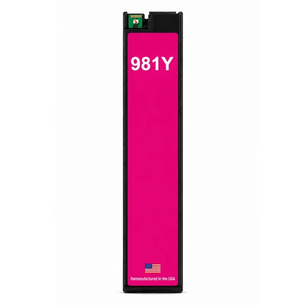 U.S. Remanufactured for HP 981Y (L0R14A) Magenta Ink Cartridge