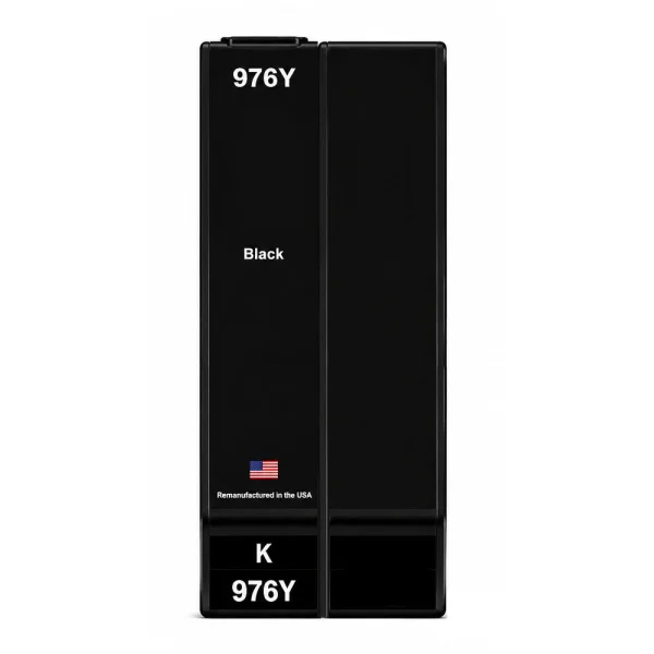 U.S. Remanufactured for HP 976Y (L0R08A) Black Extra High Yield Ink Cartridge