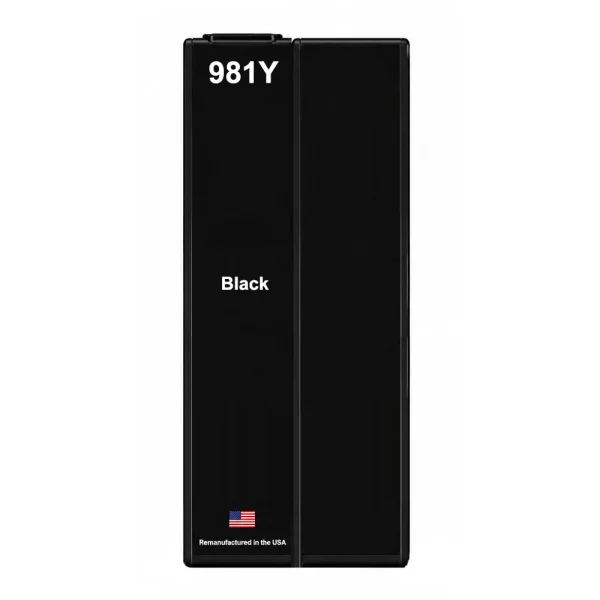 U.S. Remanufactured for HP 981Y (L0R16A) Black Ink Cartridge