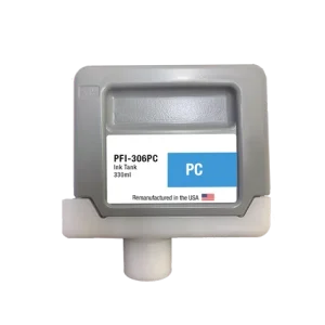 U.S. Remanufactured for Canon PFI-306PC 330ml Photo Cyan Ink Cartridge
