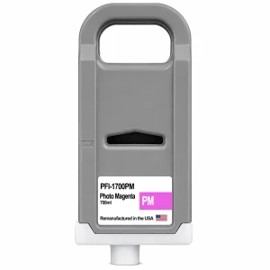 U.S. Remanufactured for Canon PFI-1700PM Photo Magenta Ink Cartridges
