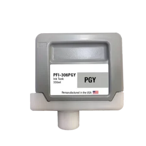 U.S. Remanufactured for Canon PFI-306PGY 330ml Photo Gray Ink Cartridge