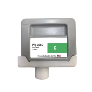 U.S. Remanufactured for Canon PFI-306G 330ml Green Ink Cartridge