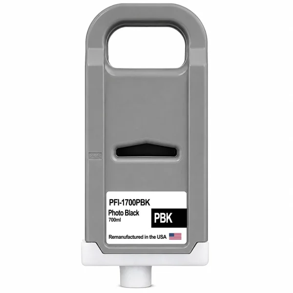 U.S. Remanufactured for Canon PFI-1700PBK Photo Black Ink Cartridges