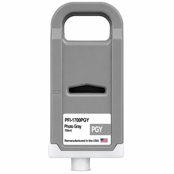 U.S. Remanufactured for Canon PFI-1700PGY Photo Gray Ink Cartridges