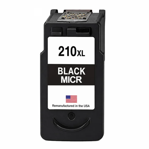 U.S. Remanufactured for Canon PG-210XL Black MICR Ink Cartridge