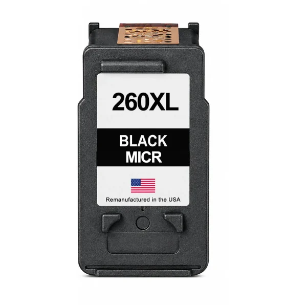 U.S. Remanufactured for Canon PG-260XL Black MICR Ink Cartridge