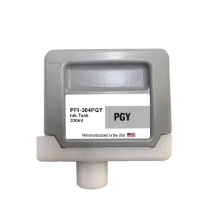 U.S. Remanufactured for Canon PFI-304PGY 330ml Photo Gray Ink Cartridge