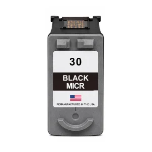 U.S. Remanufactured for Canon PG-30 Black MICR Ink Cartridges