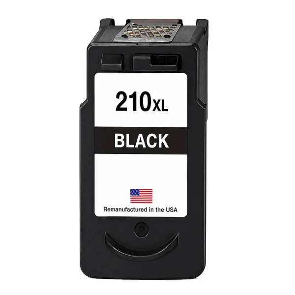 U.S. Remanufactured for Canon PG-210XL Black Ink Cartridge